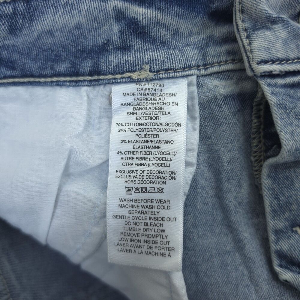 True Religion Women 26 Bobbi Baggy Cargo Y2K 90s Mid Rise Denim Blue Jeans NWT - Picture 11 of 12